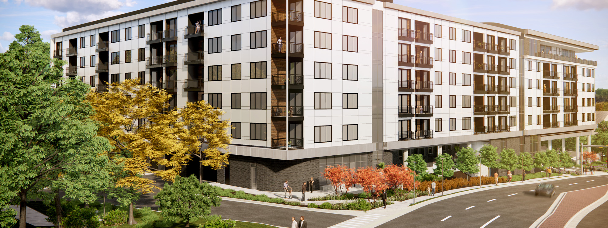 The Hudson, a 228-unit luxury apartment community, will bring high-quality housing and first-class amenities to the Rosedale neighborhood in Kansas City, Kansas.
