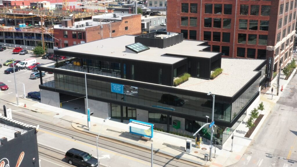 Hunt Midwest Crossroads office at Corrigan Station II in Kansas City, MO