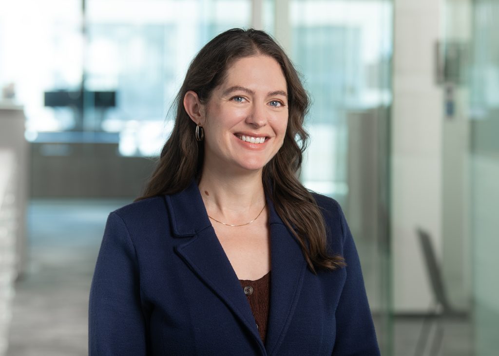 Manager of Real Estate Development Katy Clagett supports every stage of the property acquisition life cycle, from due diligence and entitlements through construction completion.
