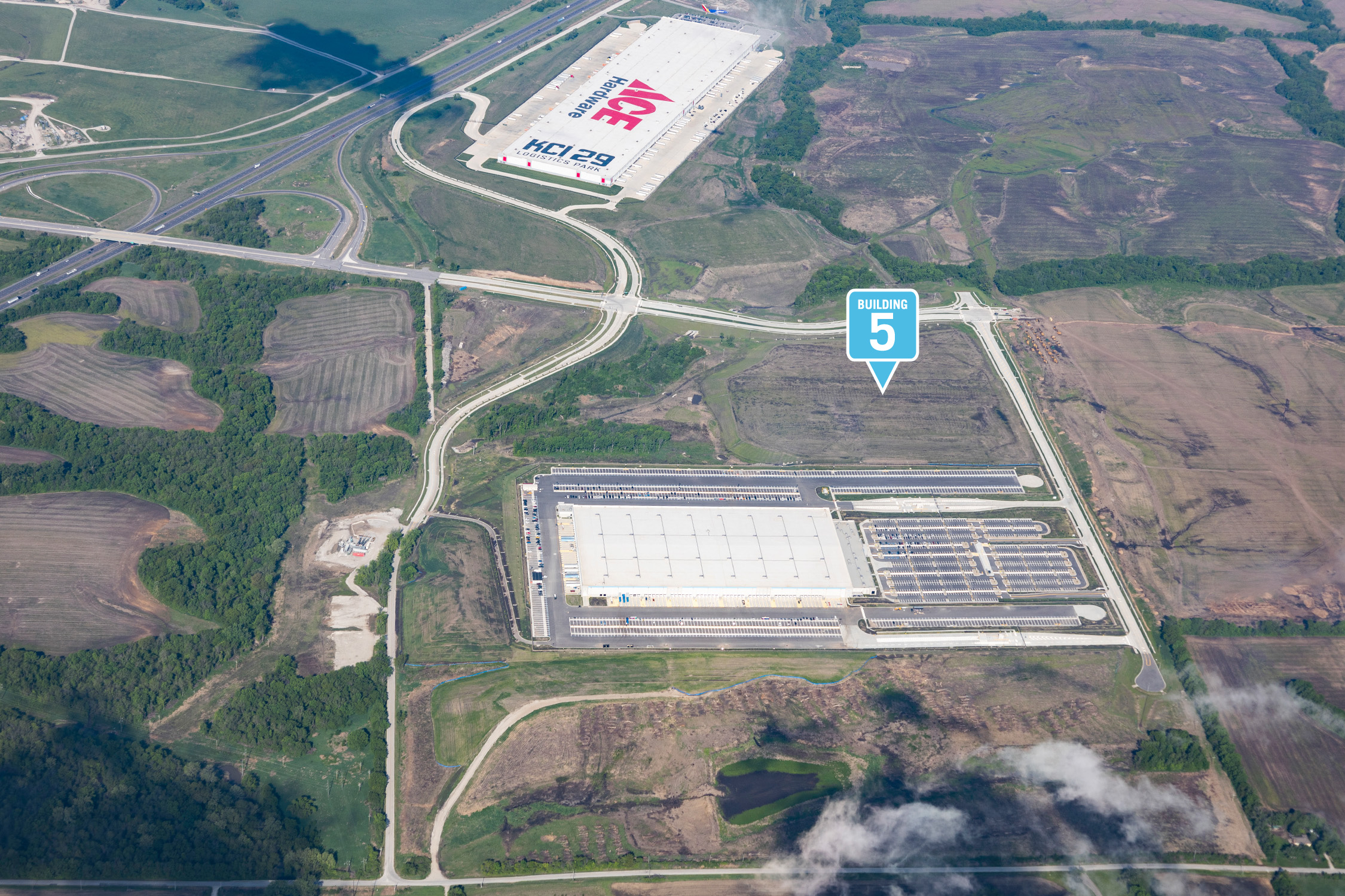 KCI 29 Logistics Park Building 5 is conveniently located in the logistics epicenter of the United States with direct access to the Kansas City International Airport (KCI/MCI) Air Cargo Hub.